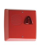 TRIADE F24 SIRENA ANTINCEDIO 24V EN54-3 COPERCHIO ROSSO