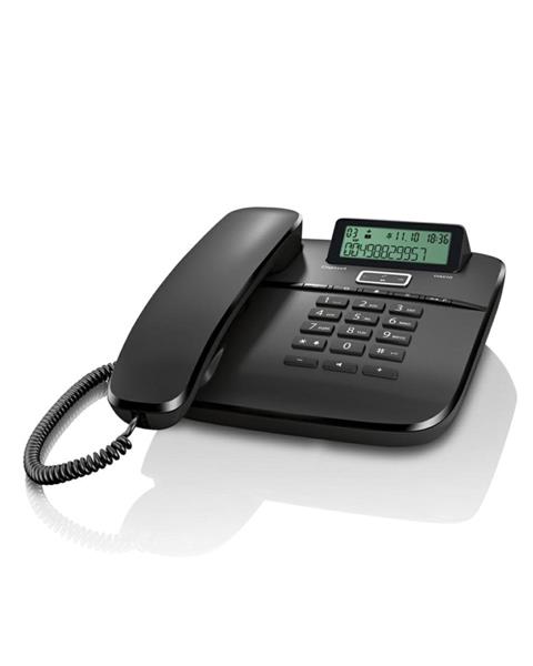 GIGASET DA610 NERO TELEFONO A FILO DISPLAY 2RIGHE VIVAVOCE/CLIP