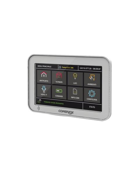 TASTIERA SIMPLYA BIANCA cod.15.963 TOUCH 5 C/LETTORE E SD CARD