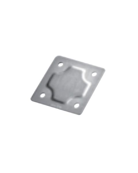 8311L PIASTRA FORATA DA SALDARE SULL'ATTACCO POSTERIORE 150X150