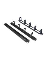 PANNELLO GUIDACAVI WPN-ACM-102-B IN PLASTICA 1U NERO