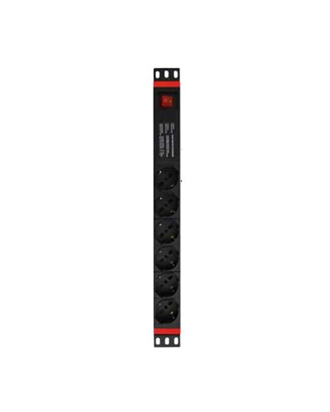 MULTIPRESA WPN-PDU-I06-06 6PRESE UNIV.SCHUKO+SPINA ITA C/PROT.