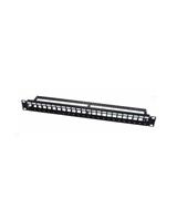 PATCH PANEL 24P VUOTO CAT5/6 STP WPC-PAN-BS24 SCHERMATO