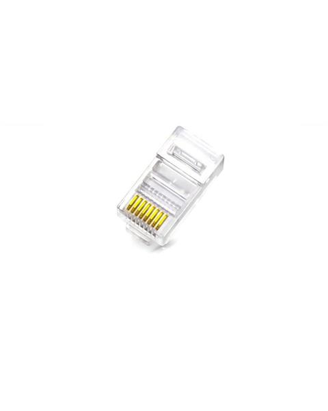 PLUG RJ45 CAT6 UTP WPC-MDP-883-6UP-R50T ORO 50N FORI PASS. CF10