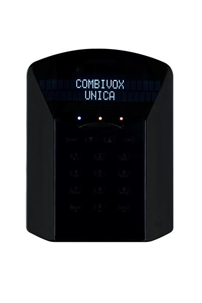 TASTIERA cod.15.986 UNICA PRO DOUBLE BLACK X CENTR.COMBIVOX