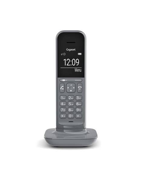 GIGASET CL390 GRIGIO DISPLAY ILL.B&N 2 TAST.ILL.VIVAVOCE CLIP
