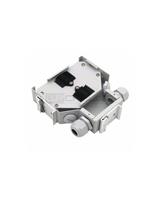 BOX OTTICO WPC-FPB-06-G 12FO GUIDA DIN 2PANNELLI SC/LC
