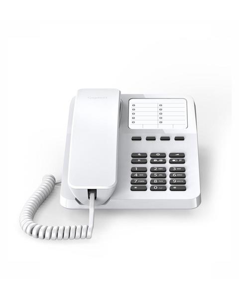 GIGASET DESK 400 BIANCO TELEFONO A FILO S/DISPLAY PARETE 4TASTI