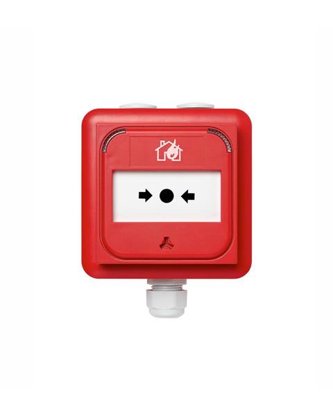 KE-DM3110R-IP PULSANTE INCENDIO ANALOGICO IP67 EN54-11 C/SCAT.