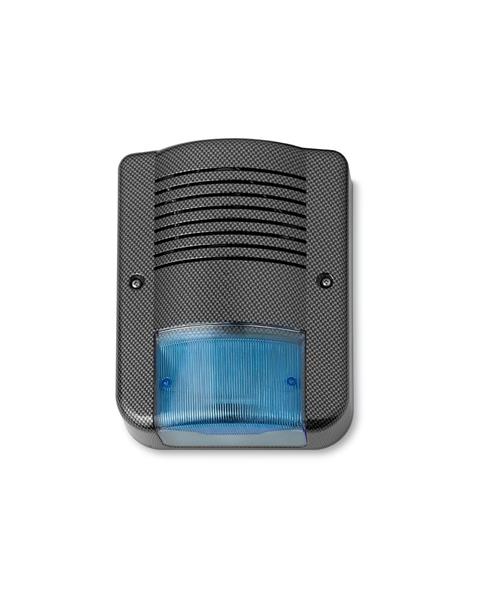 CITY CARBON LED SIRENA AUTOALIMENTATA CARBON LOOK