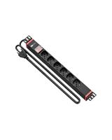 MULTIPRESA WPN-PDU-G01-08 8PRESE UNIV.SHUKO+SPINA SHUKO16A C/INT