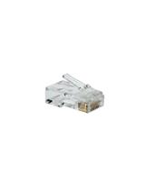 PLUG RJ45 5812917 UTP CAT6 PASSANTE CAVO SOLIDO/FLESS. NETLEO