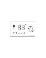 DEVIC-THE2 D234 TERMOSTATO TOUCH BIANCO A LED C/TASCA PARETE 12V