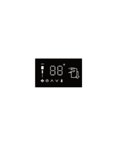 DEVIC-THE1 D232 TERMOSTATO TOUCH NERO A LED C/TASCA PARETE 12VDC