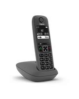 GIGASET AS490 NERO DISPLAY ILL.B&N 2 TAST.ILL. VIVAVOCE CLIP