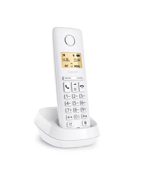 GIGASET PURE 100 BIANCO DISPLAY ILL.B&N 1.5 RUBRICA 50NR C/CLIP