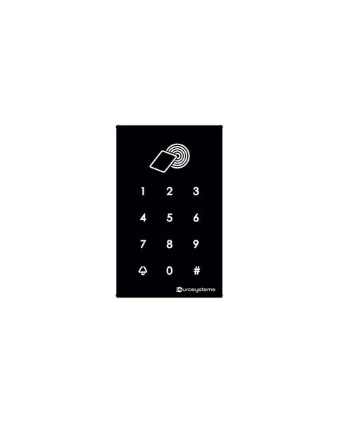 DEVIC-KEY1 D211 TASTIERA TOUCH NERA C/MIFARE PARETE VERTICALE