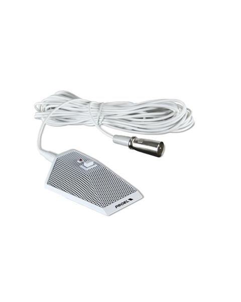 PA-MIC62W MICROFONO CONDENSATORE BOUNDARY TAVOLO/PARETE BIANCO