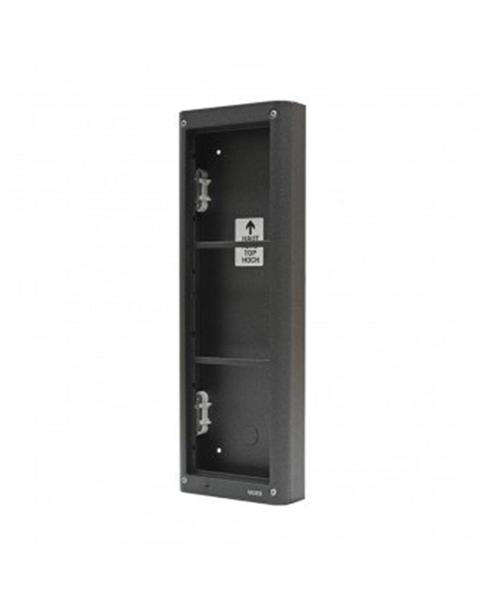 4883 KIT INSTALLAZIONE PARETE 3MODULI SERIE4000 GRIGIO FUCILE