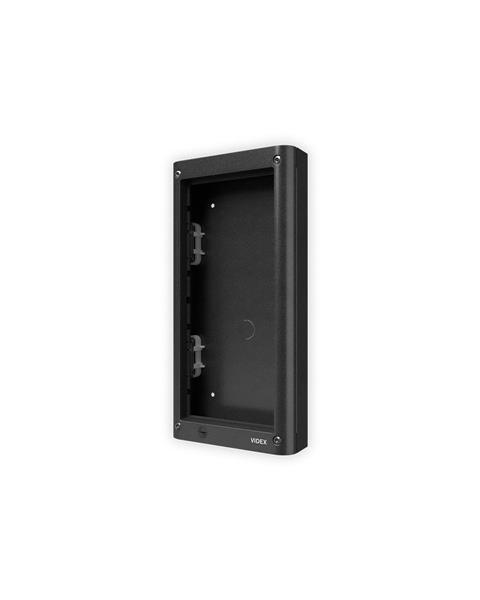 4882 KIT INSTALLAZIONE PARETE 2MODULI SERIE4000 GRIGIO FUCILE