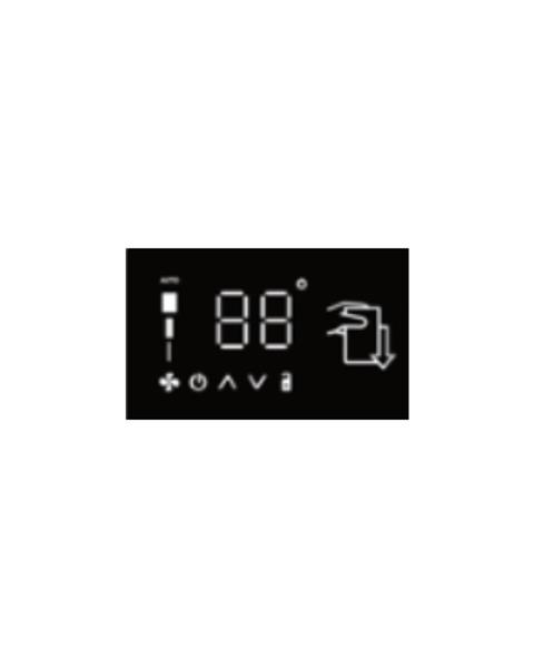 DEVIC-THE3 D242 TERMOSTATO TOUCH NERO A LED INCASSO 12VDC