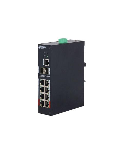 HS4210-8GT-110 SWITCH 8POE*1000+2P*SPF HARDENED MANAGED 90W