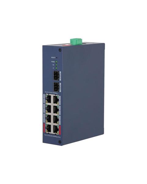 CHS4210-8GT-110 SWITCH 8POE*10/100/1000+2P*SFP HARDENED