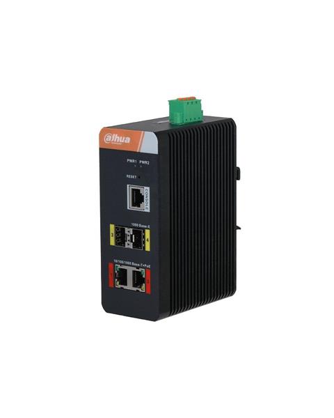 IS4204-2GT-120 2POE*1000+2P*SFP INDUSTRIAL S/ALIMENT.