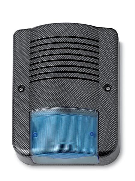 CITY CARBON LED HP SIRENA AUTOALIMENTATA FINITURA CARBON LOOK